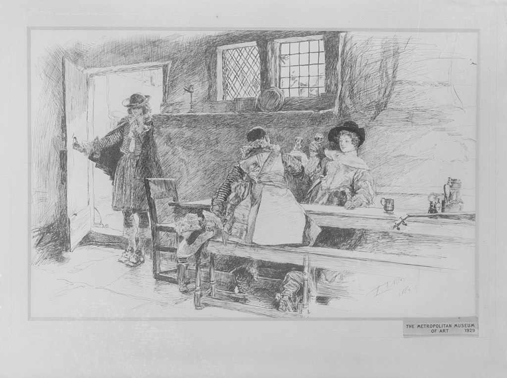 In a Tavern, Illustration for "Phillada Flouts Me" MET 76253